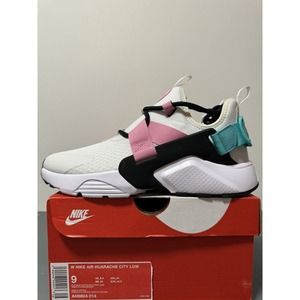 Nike Air Huarache City Low Platinum Tint/Hyper Jade 2019 Size 9 Women AH6804-014